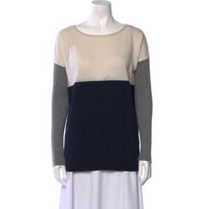 Vince Colorblock Wool & Cashmere Sweater Size Small